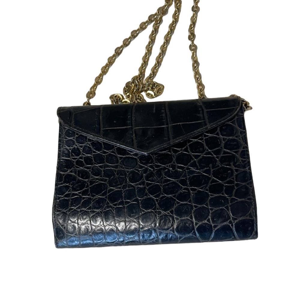 Nordstrom Italy genuine leather handbag clutch crossbody purse vintage style